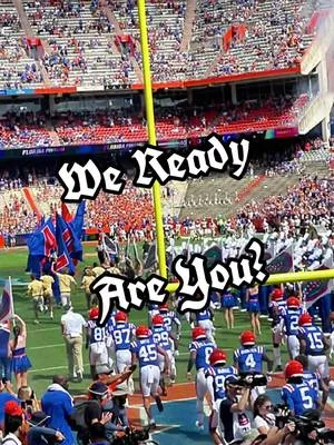 THE SWAMP IS CALLING AND WE READY! 🐊🔥🏈 Orange. Blue. Saturdays. LET’S