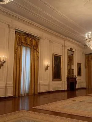 White House tour. Had an amazing tour guide. Learned about the rooms,