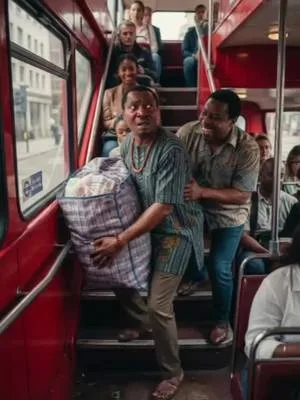 🎬 FIRST TIME IN THE UK 🇬🇧😂 PART 2 — OKON DISCOVERS LONDON TRANSPORT Th