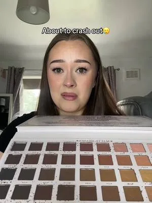 Is this the biggest eyeshadow palette? #plouise #eyeshadow #foryou #ma
