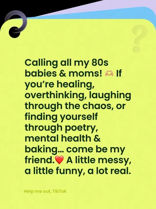 Calling all my 80s babies & moms! 🫶🏼 If you’re healing, overthinking,