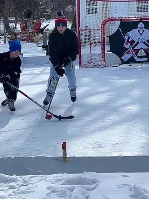 Winter break memories 🥹 #Kreider #kairi #littlekidhockey
