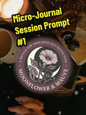 micro-journal session to check in with your energy.