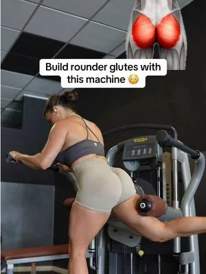 If your gym has this machine…USE IT 🔥 #glutegrowth #gluteexercies #glu