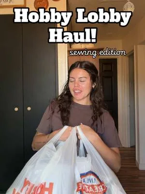 Fully entering my grandma craft era👵🏼🪡🧵🛍️🫶🏼 @Hobby Lobby #haul #fabric