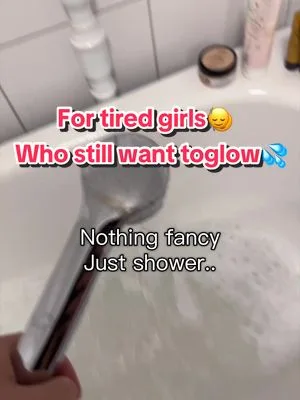 For tired girls who still want to glow. 🤍 I'm a Thai mom in Sweden wit
