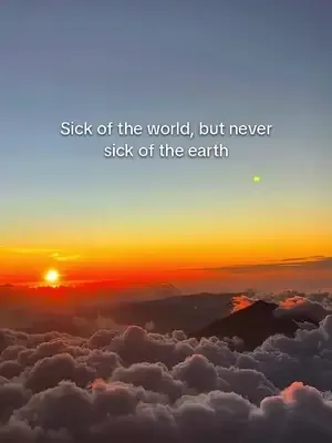 Above the clouds is the only place my mind goes completely quiet. #sun