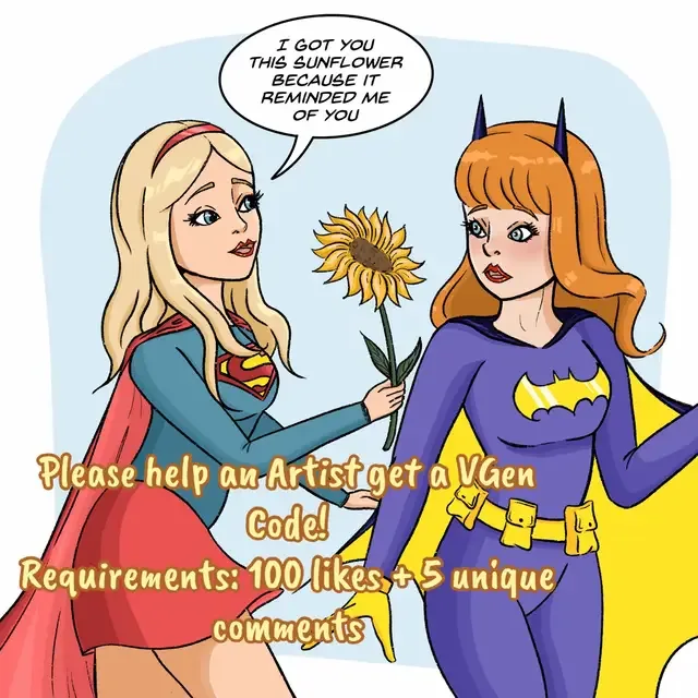 My fav DC Comics wlw ships 🫶🏻  #VGenCode #Art  ( https://vgen.co/sarab