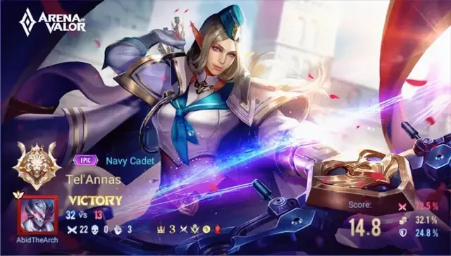 Legendary marksman - TEL' ANAS in Arena Of Valor #sweden #tiktokviral