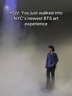 BTS fans need to see this 👀 Walked into the BTS art experience in NYC