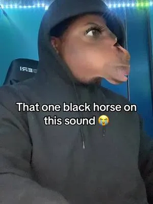 He was hittin ts tho😭 #friesian #fyp #funny #dancing