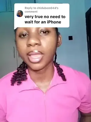 Replying to @chidubem044  Still waiting for an iPhone before you start