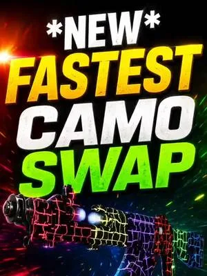 FASTEST Camo Swap EVER! (30 Seconds or Less) #camoswap #cod #callofdut