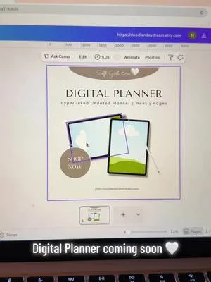 Digital planner coming soon to the shop! 🦋🤍 #digitaljournal #digital #