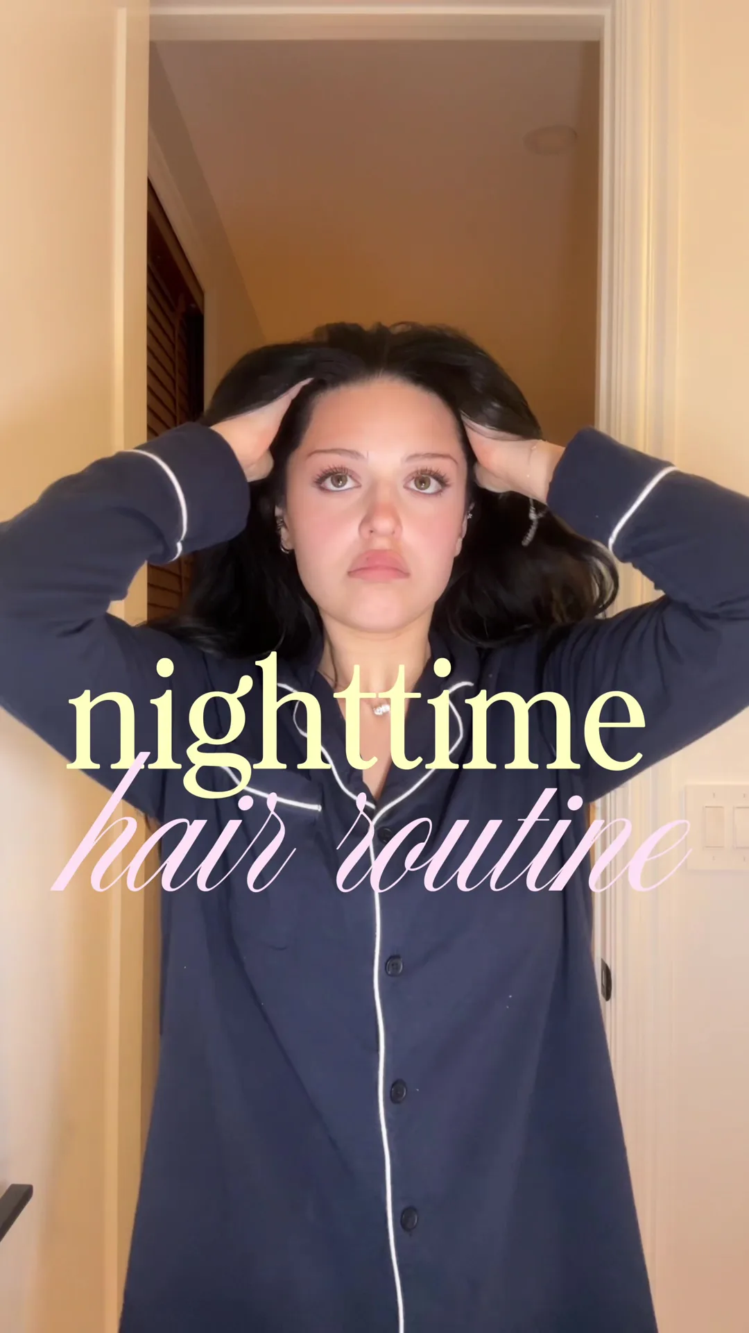 currently taking my hair very seriously 😋 #hairroutine #hairtok #healt