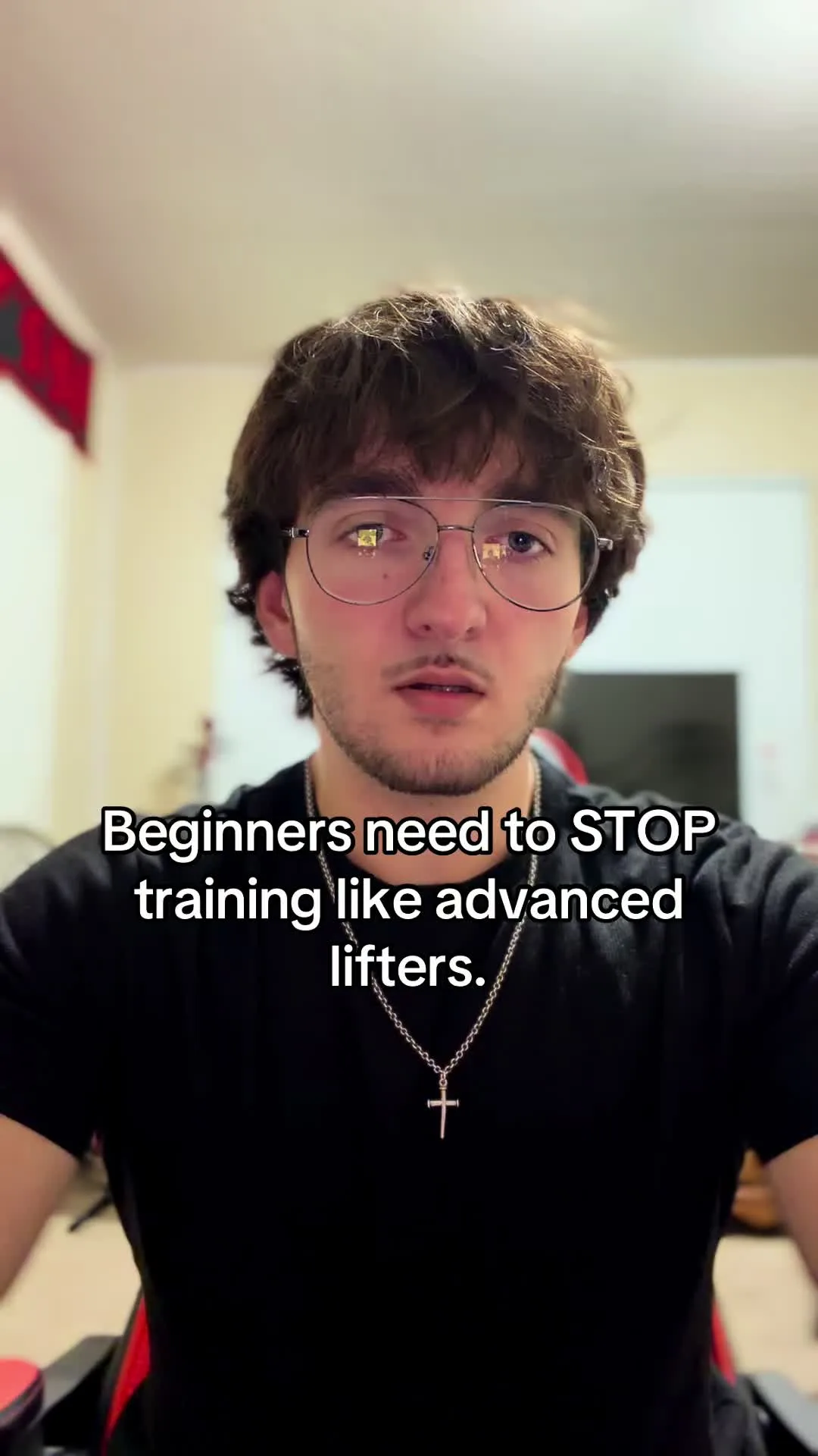 Beginners need to STOP training like advanced lifters.     #bodybuildi