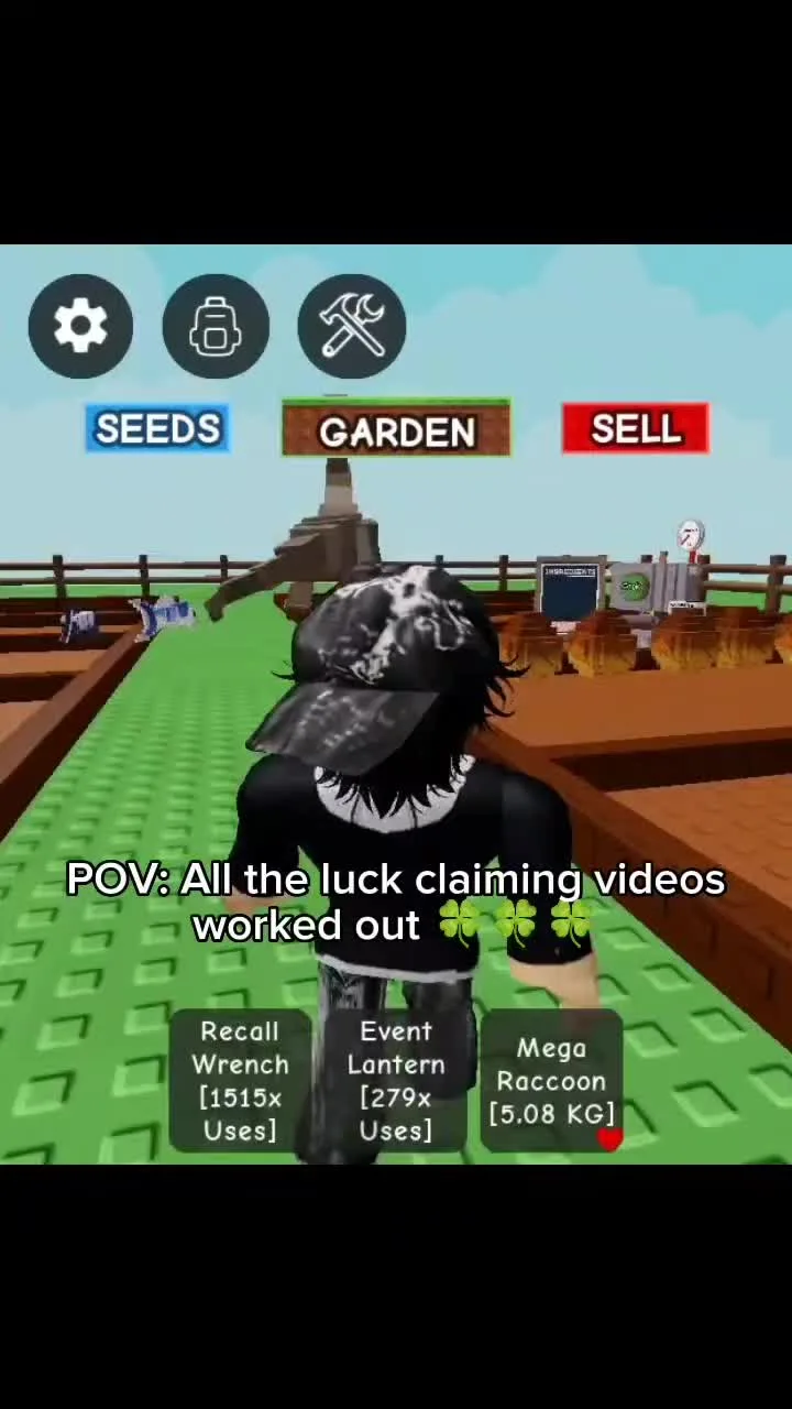 INSANE LUCK IN GROW A GARDEN 🍀 #lucky #jandelroblox #growagarden #robl