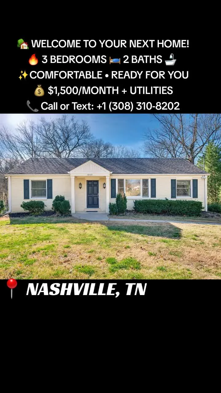 🏡⏭️ YOUR NEXT NASHVILLE HOME IS WAITING! Looking for a spacious home i