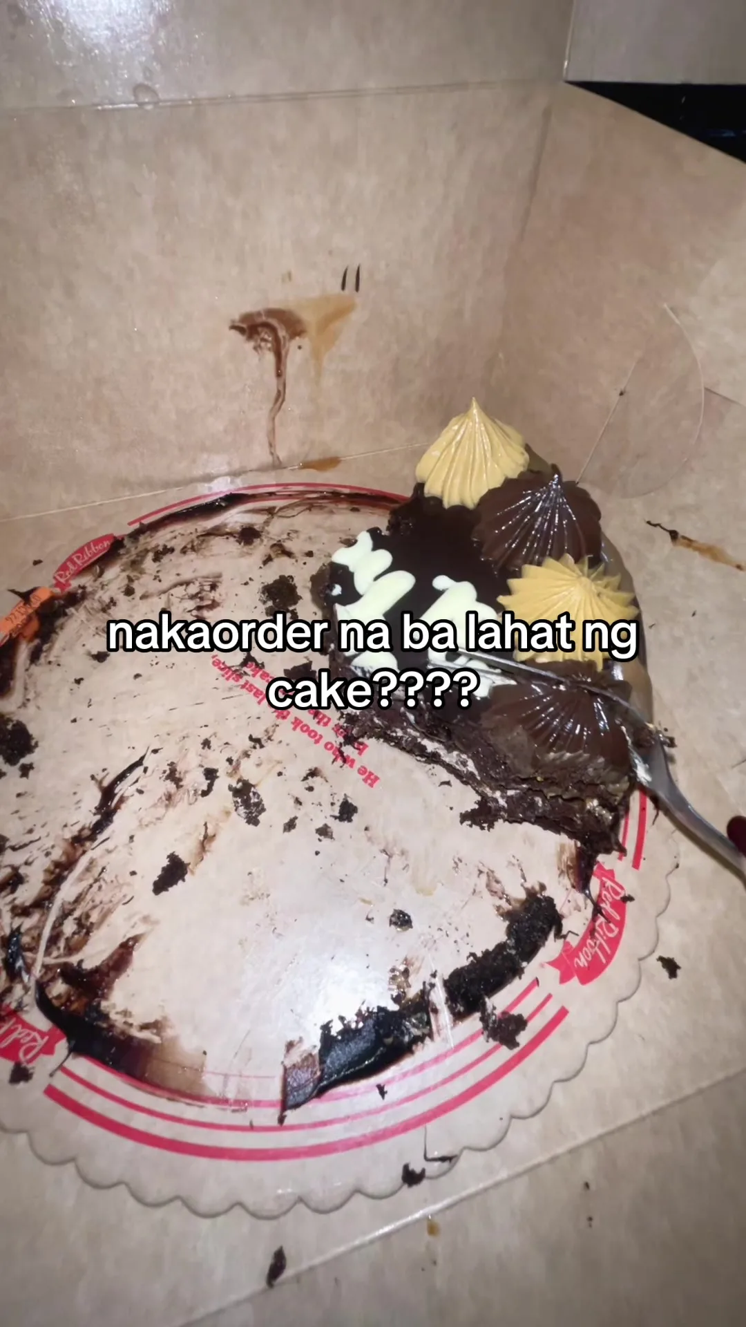 ayun #redribboncake #redribbon #cake