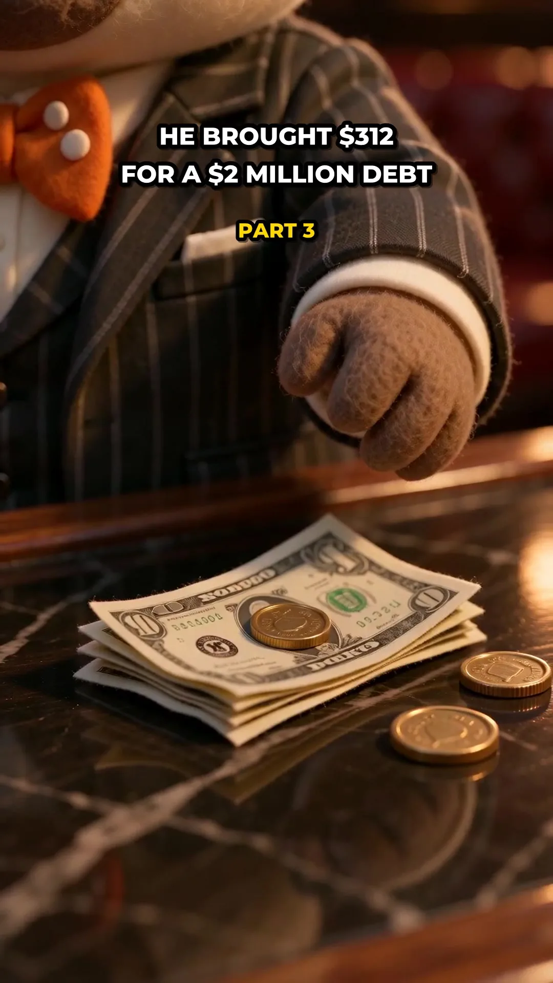 He brought $312 to pay a $2 MILLION debt… 💀🥚 Would you sign the contra