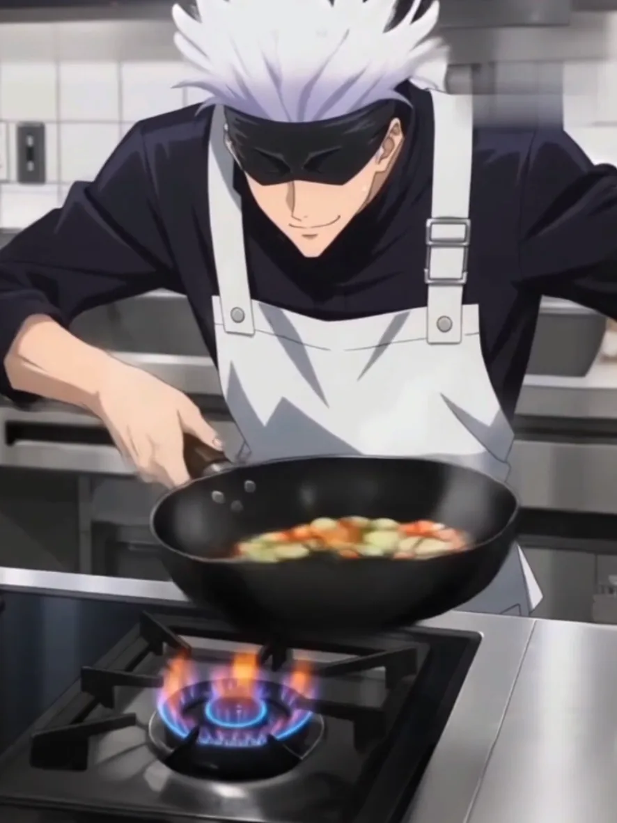 But im hungry 😩 #jjk #gojo #yuji #cooking #fyp