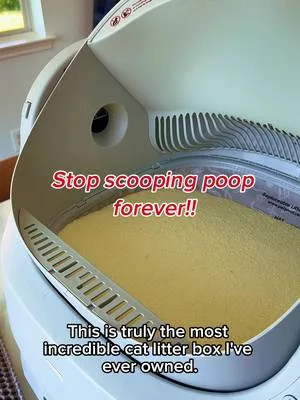 Stop scooping poop forever!  This self-cleaning litter box is a game c