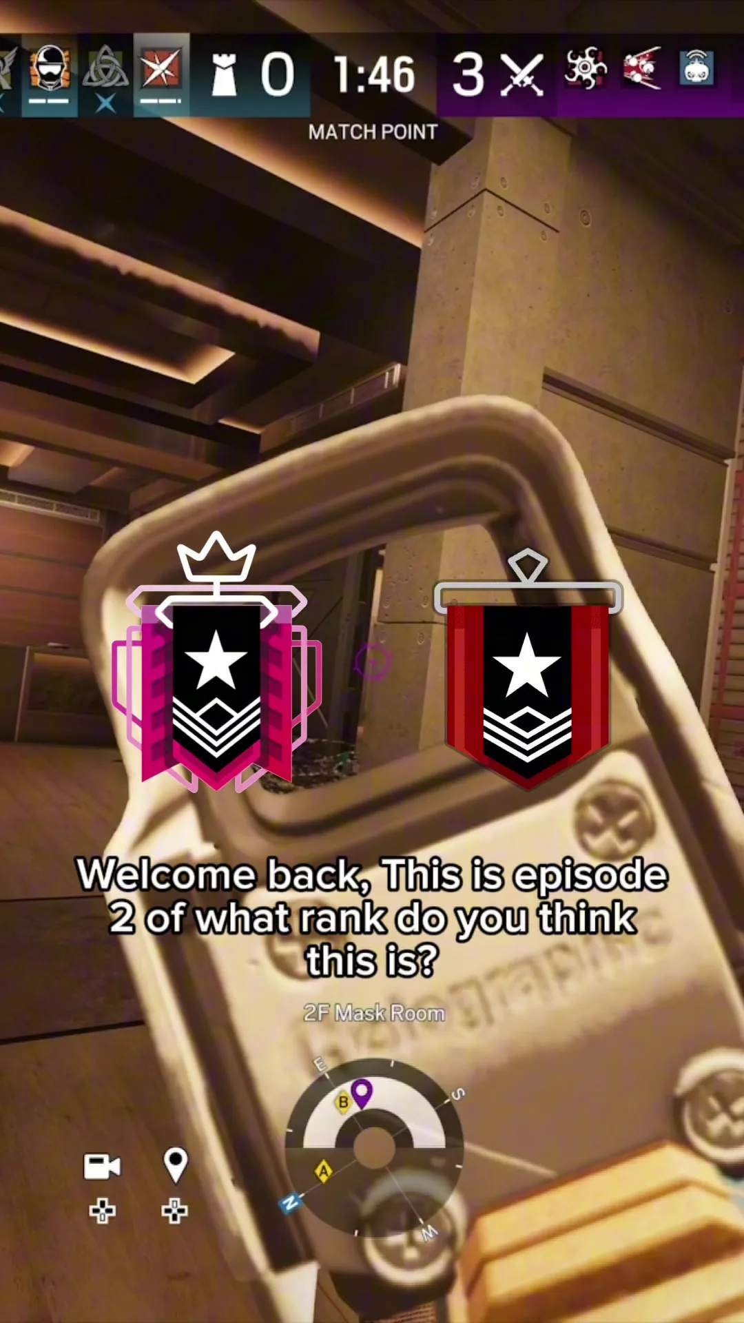 What rank is this player? 💀 Peak Rainbow Six Siege gameplay right here