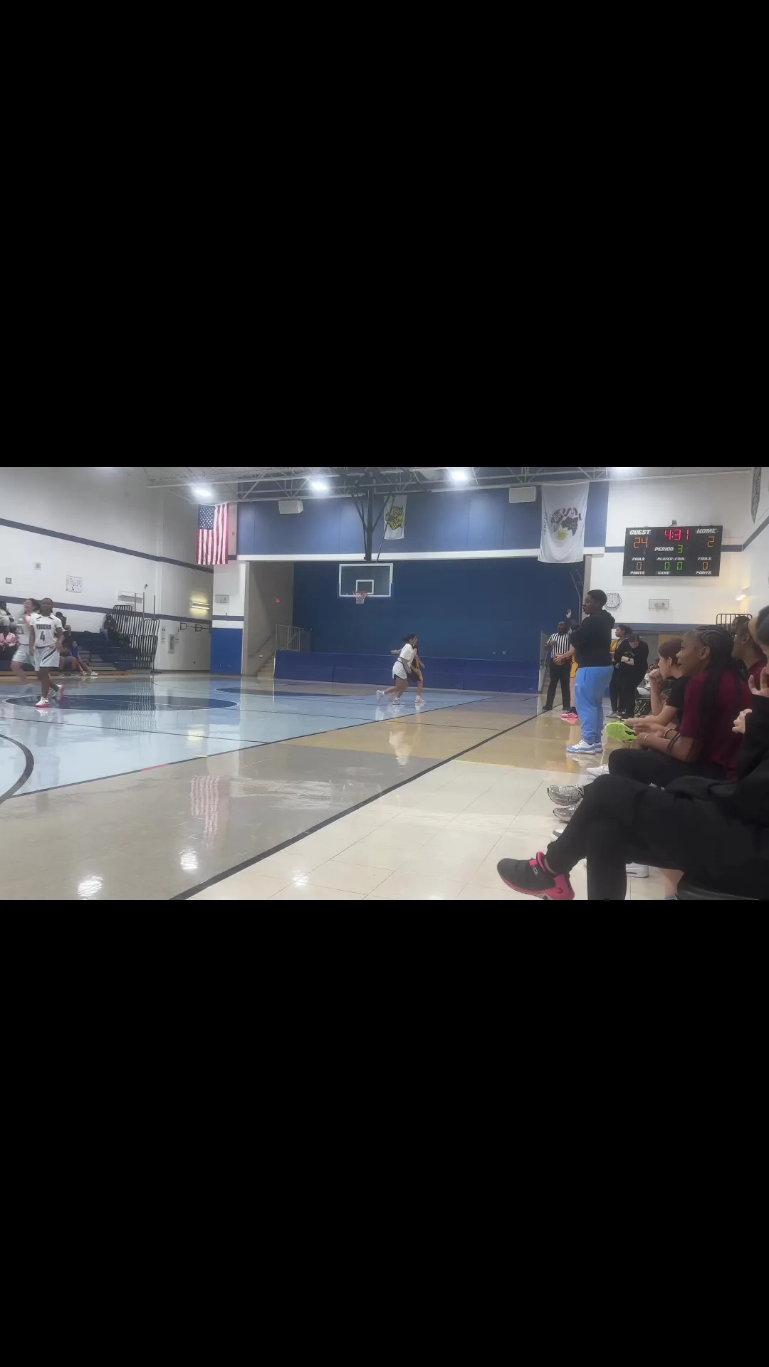 Final score: 34–2. That's it. That's the post 😌  #girlsbasketball #mid