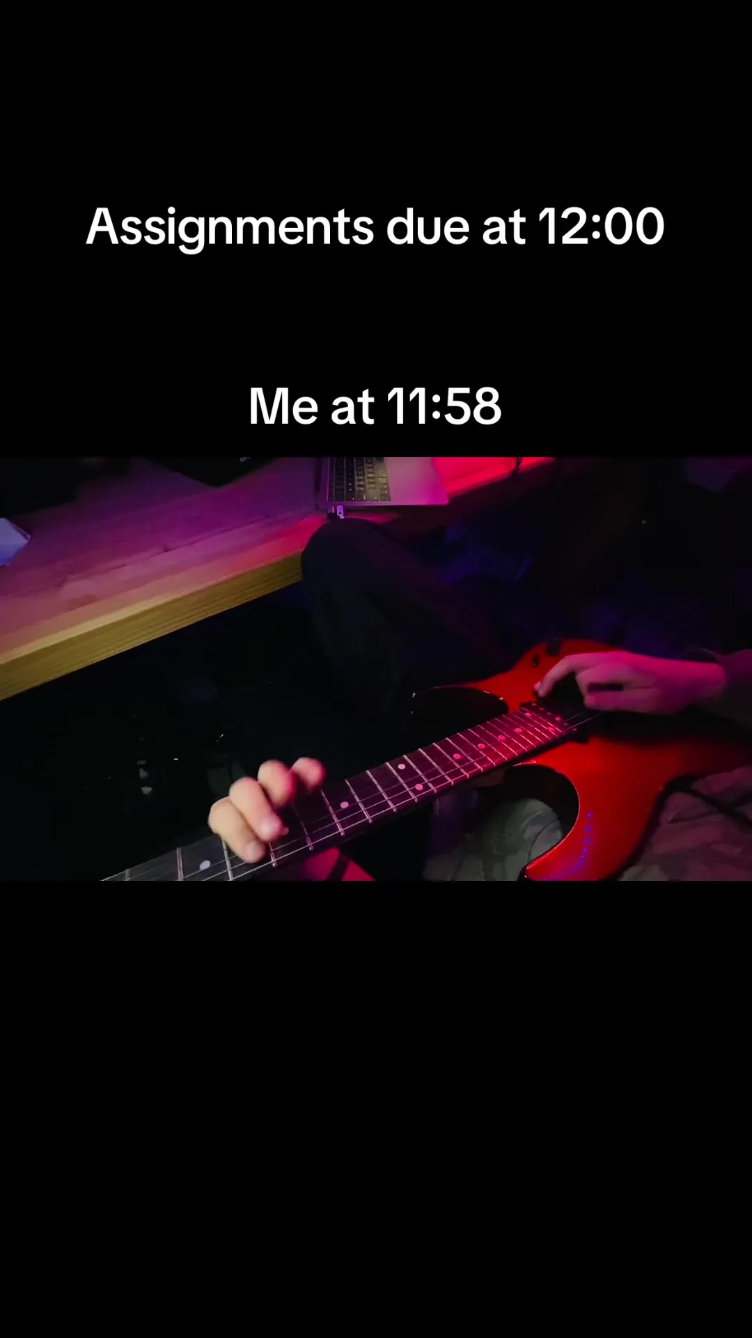 Bros procrastinating 💀 #guitar #electricguitar #fyp #bensonboone