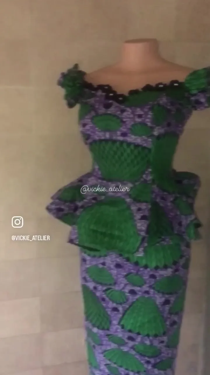 #ankara #ankarastyles #ankarastylesforladies #skirtandblouse #peplumbl