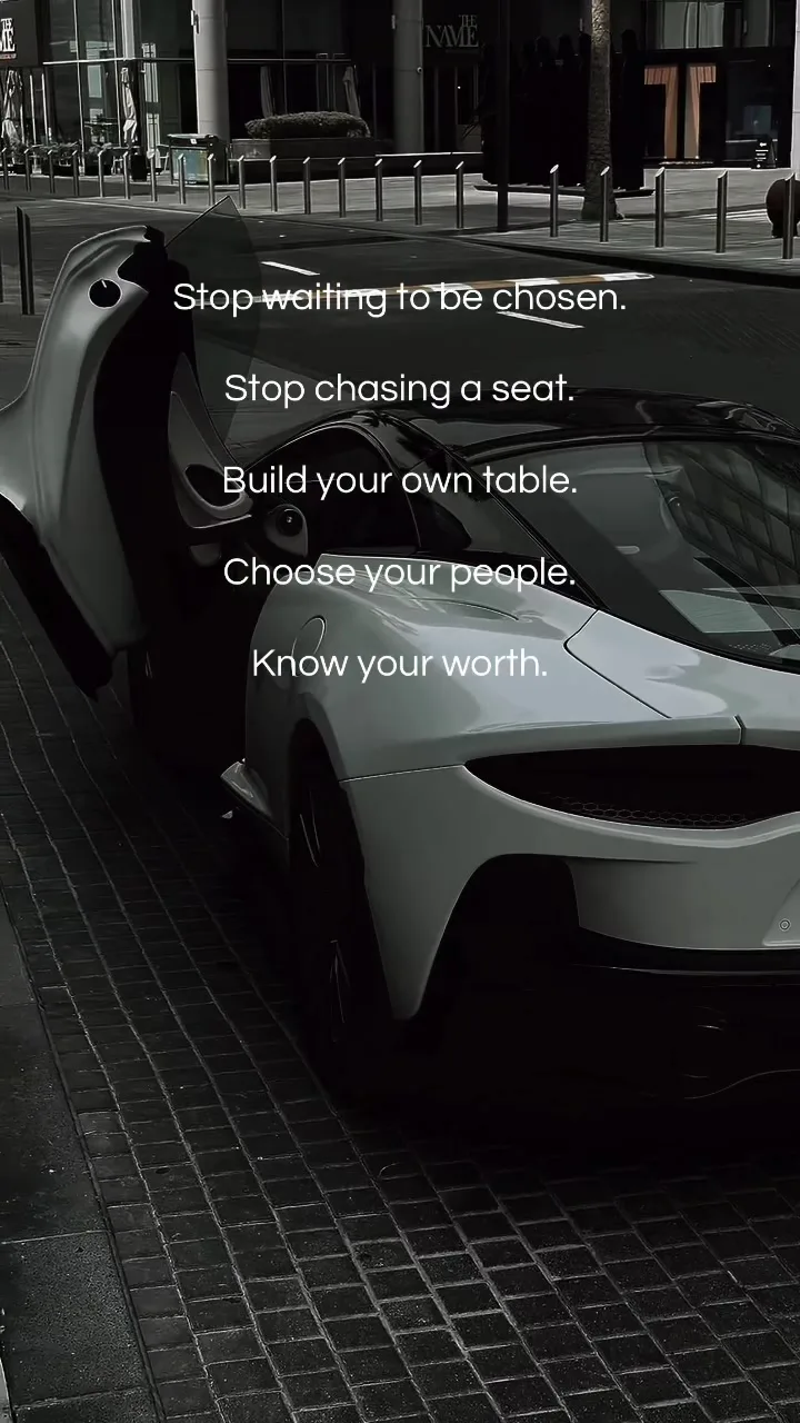 Real power is built, not given, stop waiting for permission, create yo