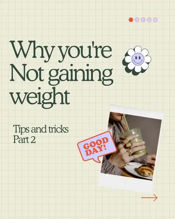 Struggling with gaining weight is completely normal. Eating so much an