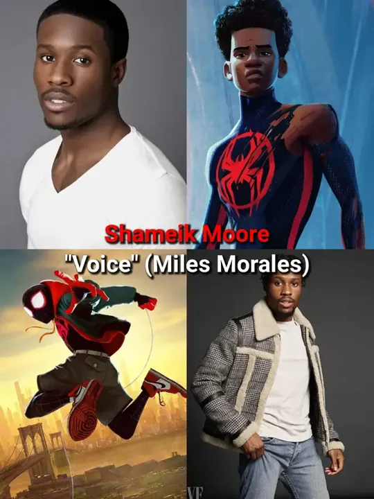 Get ready to swing through dimensions! 🌌 The voice cast of Spider-Man: